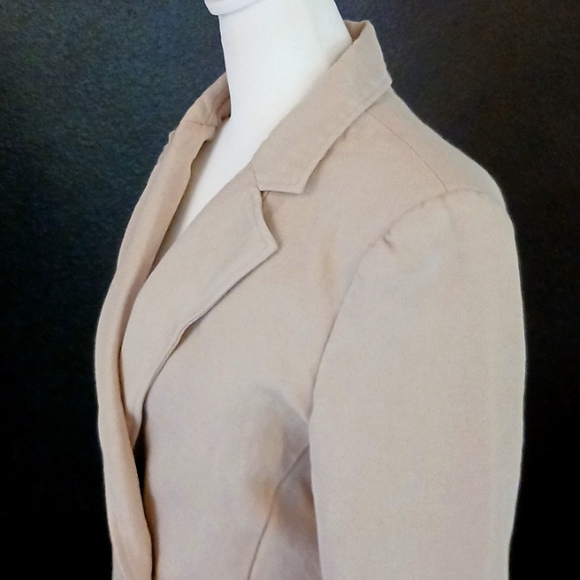✈️ A.L.C. womens tan linen/cotton blend blazer size 8 - Picture 5 of 12